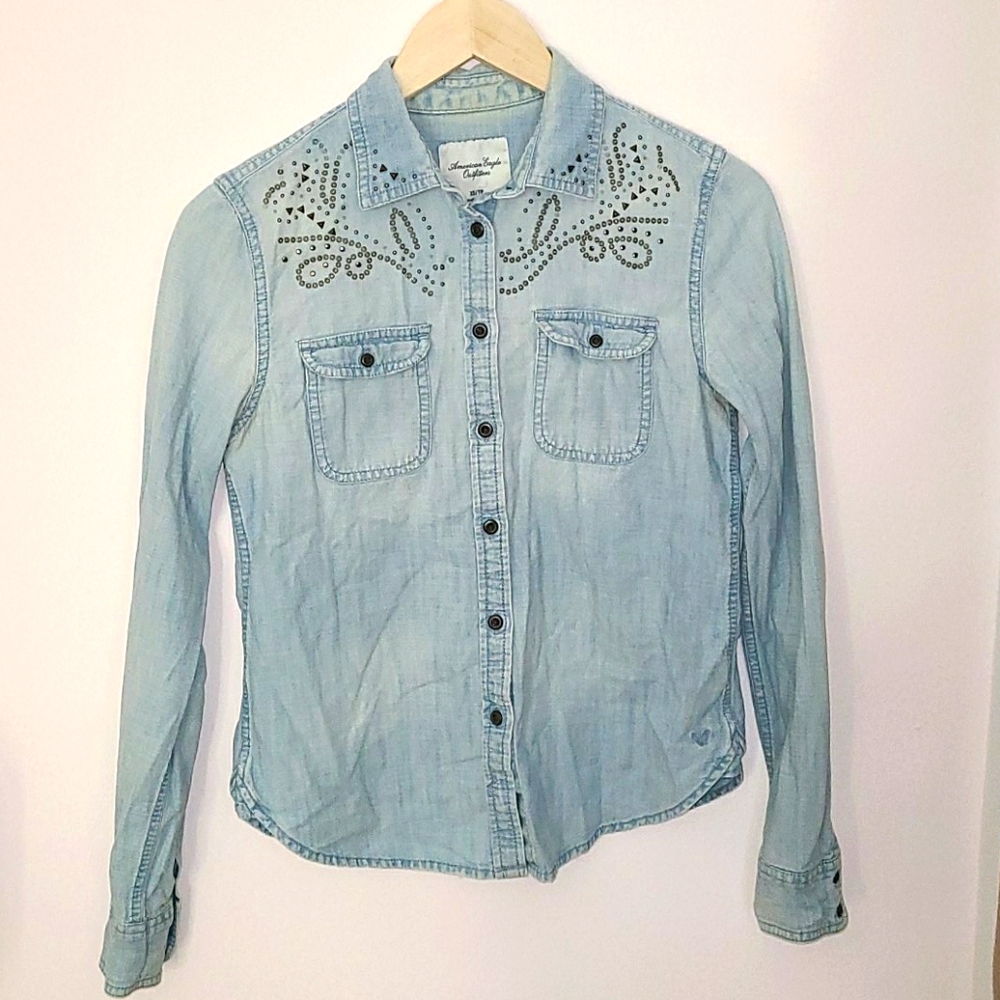 American Eagle Outfitters Long Sleeve Top